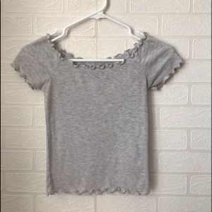 Brandy Melvile lettuce trim top